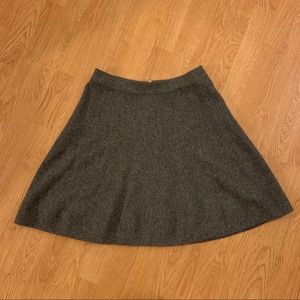 Tahari Grey A-Line Skirt